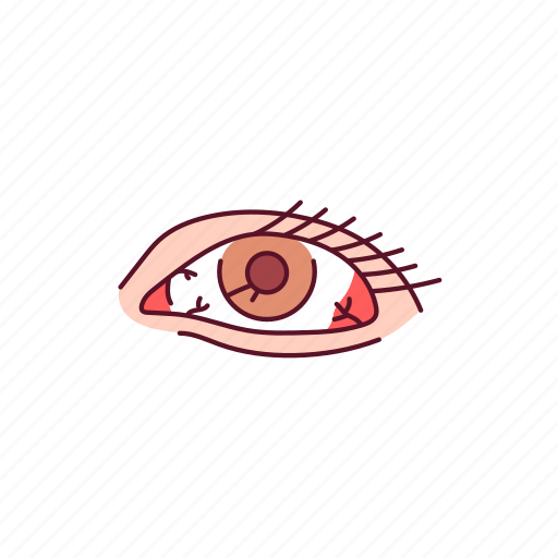 Red, eye, disease, capillaries icon - Download on Iconfinder