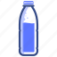 bottle, milk, plastic 