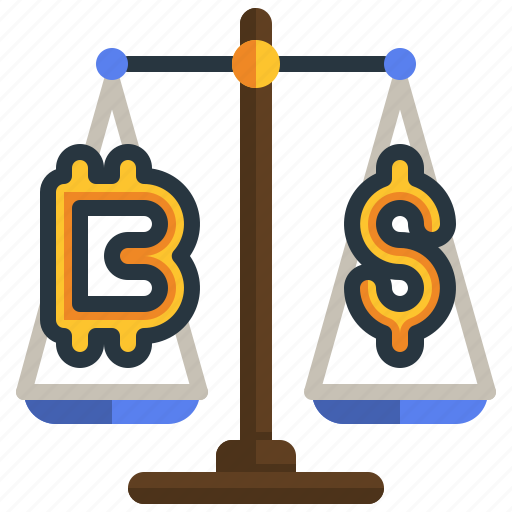 Balance, value, bitcoin, money, dollar, cryptocurrency icon - Download on Iconfinder