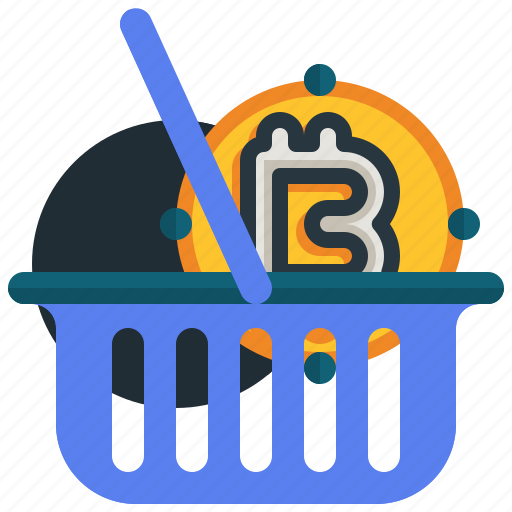 Bitcoin, basket, mining, cryptocurrency, digital, currency icon - Download on Iconfinder