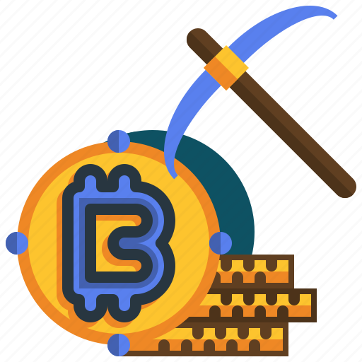 Bitcoin, mine, mining, cryptocurrency, coin icon - Download on Iconfinder