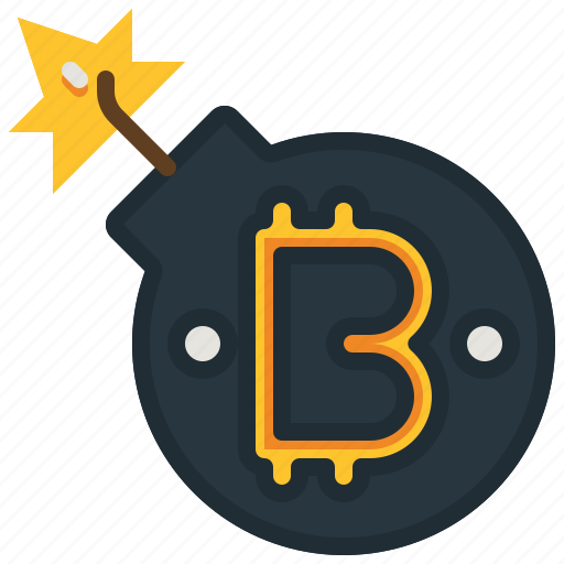 Bomb, cryptocurrency, bitcoin, digital, currency, detonation icon - Download on Iconfinder