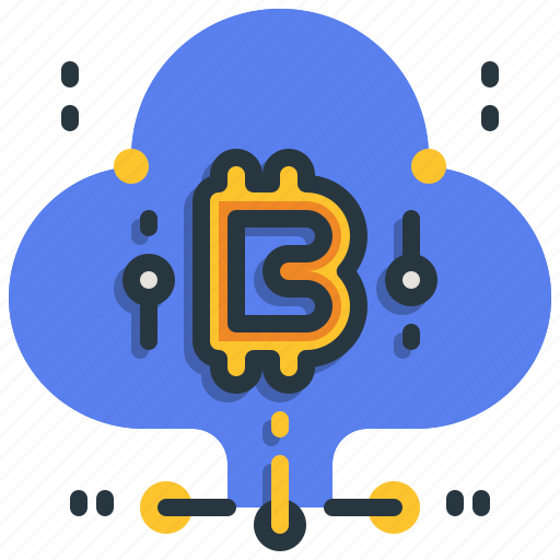 Cloud, mining, cryptocurrency, data, computing, bitcoin icon - Download on Iconfinder