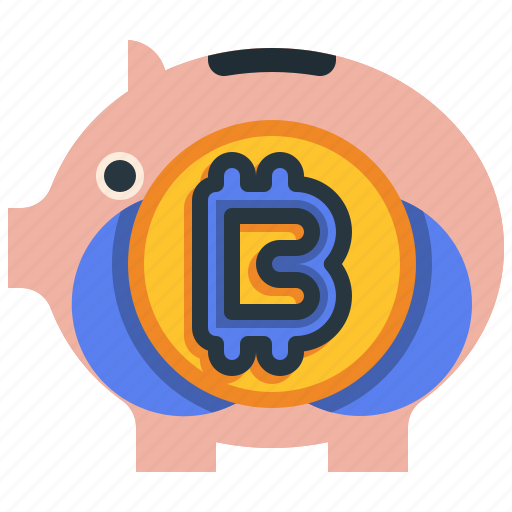 Savings, piggy, bank, bitcoin, funds, cryptocurrency icon - Download on Iconfinder