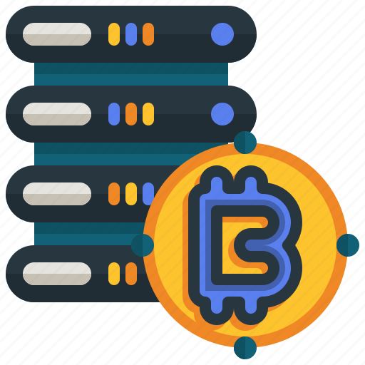 Server, bitcoin, cryptocurrency, digital, currency, money icon - Download on Iconfinder