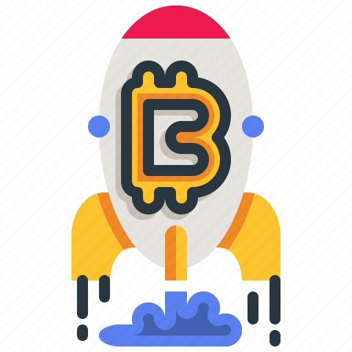 Startup, bitcoin, rocket, cryptocurrency, digital, currency icon - Download on Iconfinder