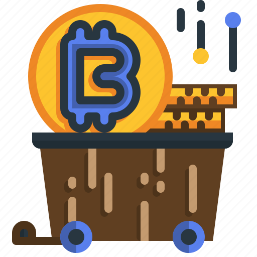 Trolley, bitcoin, cart, cryptocurrency, digital, currency icon - Download on Iconfinder