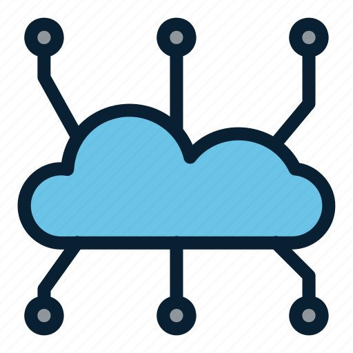 Cloud, network, connection, storage, computing, data, link icon - Download on Iconfinder