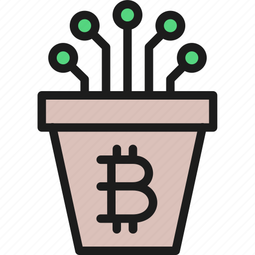 Bitcoin, blockchain, closed, contact, cryptocurrency, pot icon - Download on Iconfinder