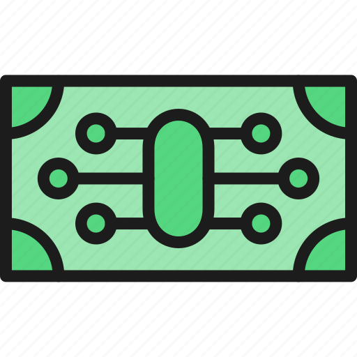 Blockchain, cash, closed, color, contact, cryptocurrency, money icon - Download on Iconfinder