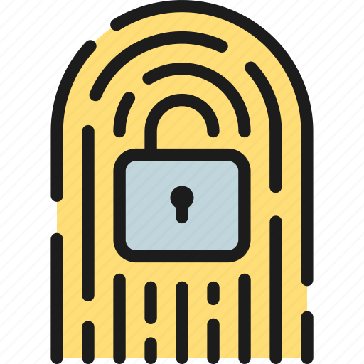 Blockchain, color, cryptocurrency, digital, fingerprint, key, lock icon - Download on Iconfinder