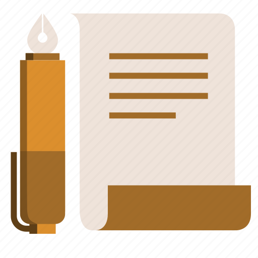 Contract, fountain, paper, pen, signing icon - Download on Iconfinder