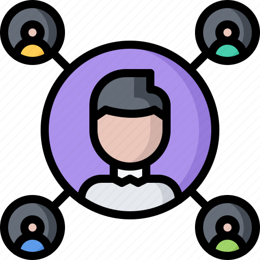 Blog, follower, friend, man, network, people, social icon - Download on Iconfinder