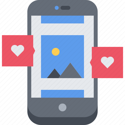 Blog, heart, like, network, phone, photo, social icon - Download on Iconfinder