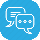 bubble, chat, message, sms, speech, talk