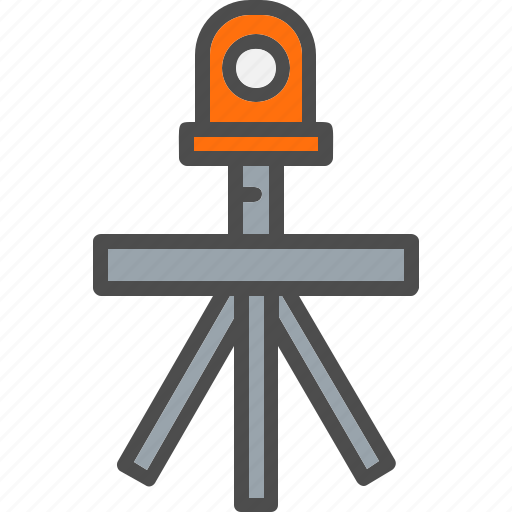 Laser, level, measurement, tripod icon - Download on Iconfinder