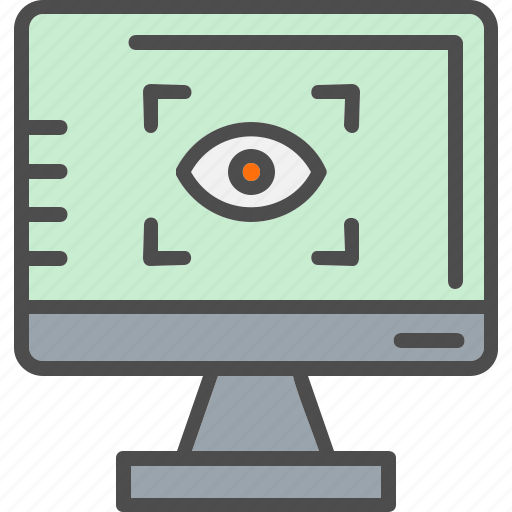 Lcd, monitor, eye, recognition, retina, scan, scanner icon - Download on Iconfinder