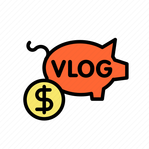 Blogging, business, earn, money, payment, vlog, vlogger icon - Download on Iconfinder