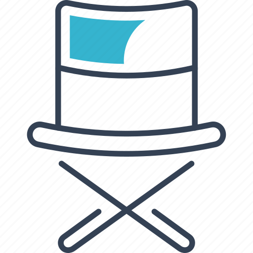 Blogging, chair, movie, producer icon - Download on Iconfinder