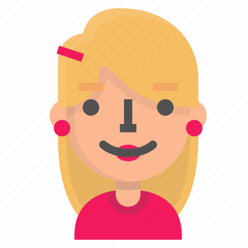 Avatar, blond, emoji, happy icon - Download on Iconfinder