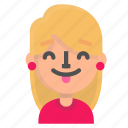 avatar, blond, emoji, tongue
