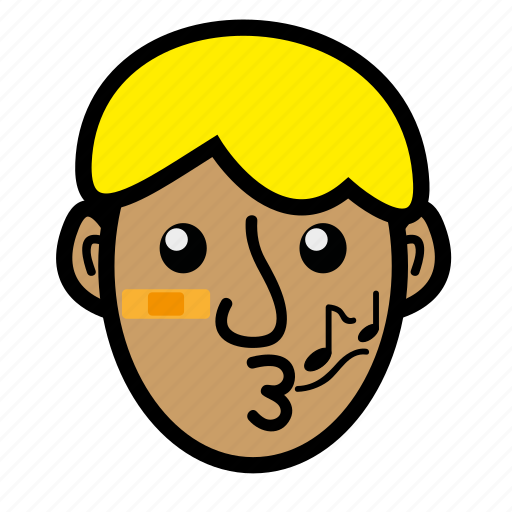 Blond, boy, kid, whistle icon - Download on Iconfinder