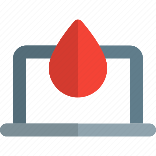 Blood, laptop, medical icon - Download on Iconfinder