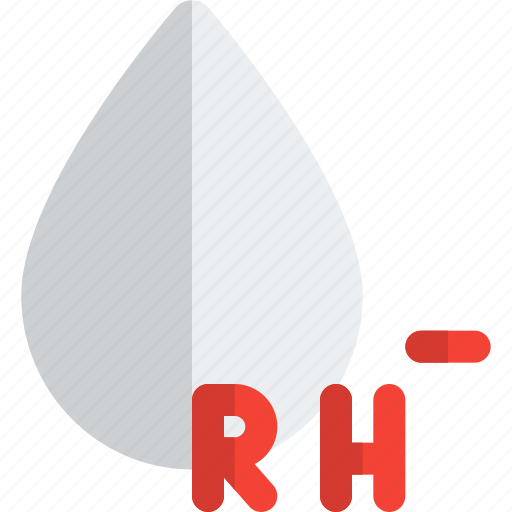 Rh, minus, blood, medical icon - Download on Iconfinder
