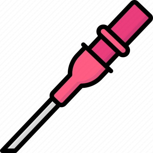 Catheter, health care, dropper, medical, tool, needle, syringe icon - Download on Iconfinder