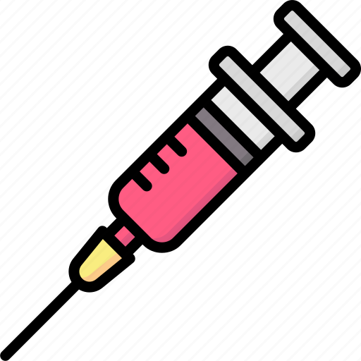 Syringe, vaccination, injection, blood, medicine, vaccine, needle icon - Download on Iconfinder