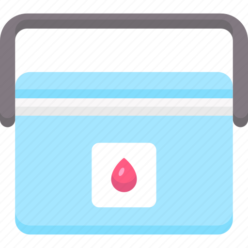 Portable fridge, cooler, ice box, refrigerator, water cooler, container, blood bag icon - Download on Iconfinder