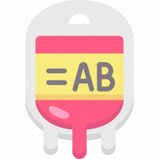 Blood type ab, blood, ab, blood type, type ab, medical instrument, transfusion icon - Download on Iconfinder