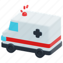 ambulance, healthcare, medical, transportation, emergency, automobile, vehicle, 3d 