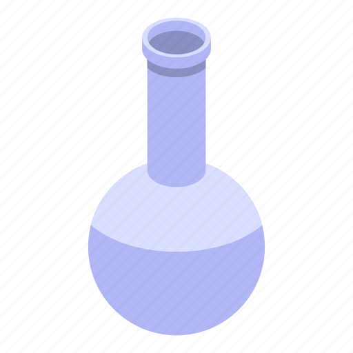 Cartoon, flask, isometric, logo, medical, school, water icon - Download on Iconfinder
