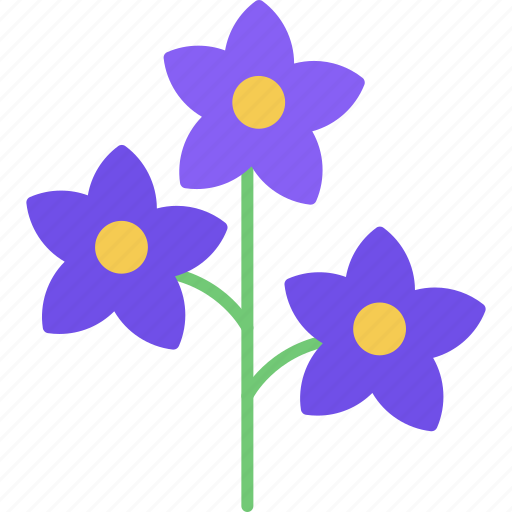 Delphinium, flower, plant, nature icon - Download on Iconfinder