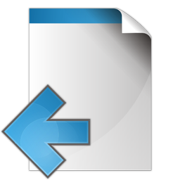 Document, arrow, left icon - Free download on Iconfinder