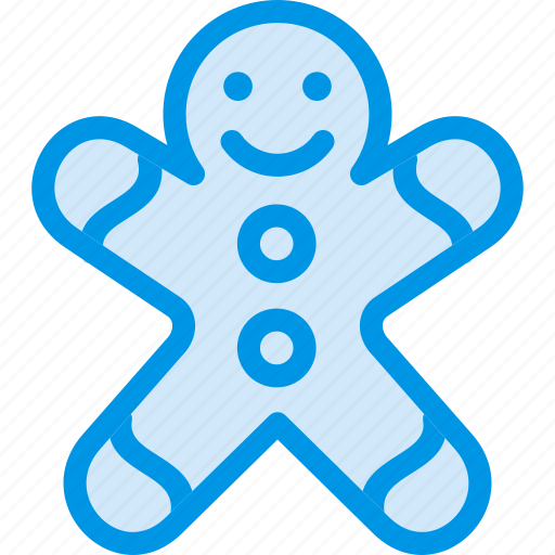 Christmas, cookie, food, gingerbread, holidays, man, winter icon - Download on Iconfinder
