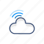 cloud, computing, connection, network, server, wifi 
