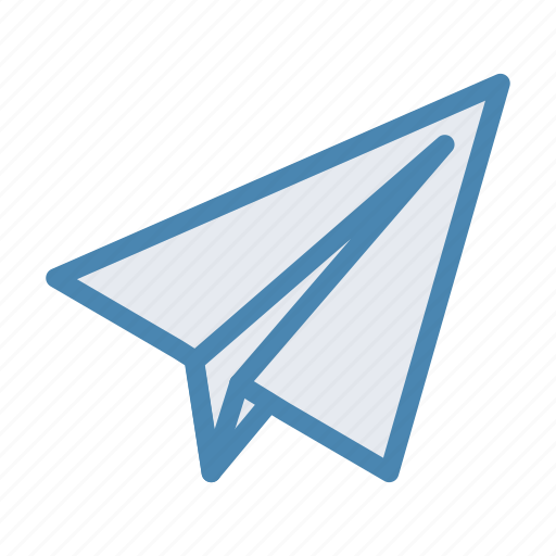 Airplane, plane, space, telegram, flight icon - Download on Iconfinder