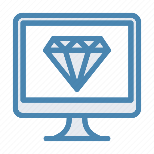Diamond, jewel, programming, ruby, vision icon - Download on Iconfinder
