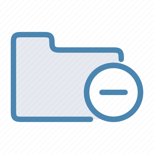 Delete, document, folder, minus, remove icon - Download on Iconfinder