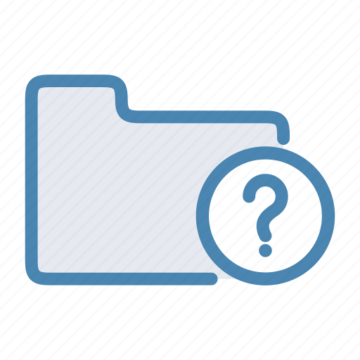 Folder, question, help, info, information icon - Download on Iconfinder