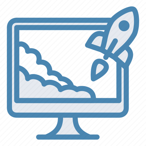 Landing, monitor, project, rocket, start up, startup, takeoff icon - Download on Iconfinder