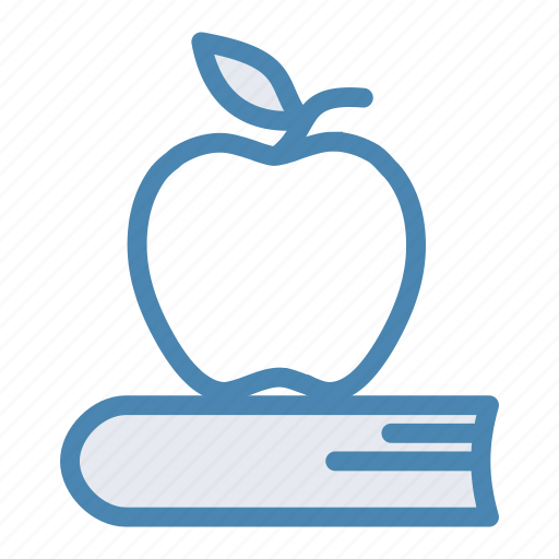 Apple, book, break, fruit, lunch, lunch break, textbook icon - Download on Iconfinder