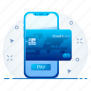 card, mobile, pay, payment 