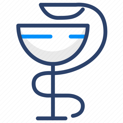 Ascelepius, cup, drugstore, medical, pharmacology, pharmacy, sign icon - Download on Iconfinder