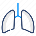lungs, chest, health, lungs icon, medical, vector, illustration 