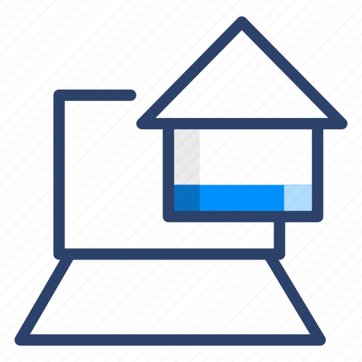 Buy online property, home website, property app, real estate, illustration, concept, online real estate icon - Download on Iconfinder
