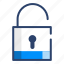 padlock, lock, security, protection, vector, illustration 