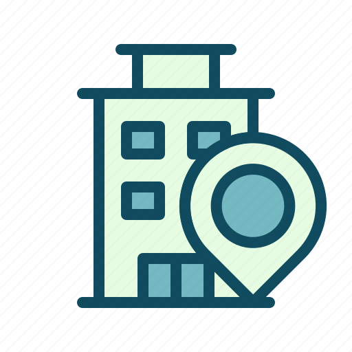 Building, hotel, location, office, travel icon - Download on Iconfinder